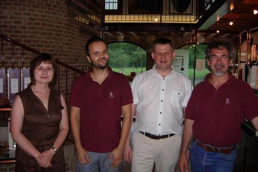 Poli - Dariusz with his wife, Jacopo and Alberto